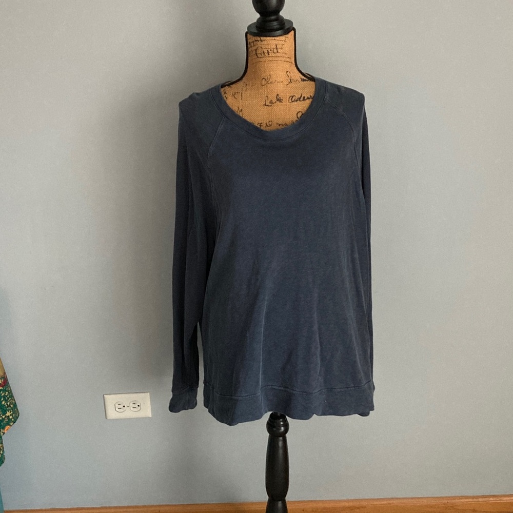 James Perse Gray Pullover Top Women Size Large